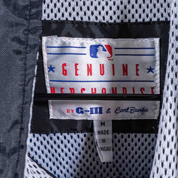 New York Yankees MLB Windbreaker Jacket G-III Carl Banks Medium VTG 90s Baseball - Picture 5 of 7